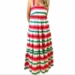 J.Crew Collection Striped Maxi Dress